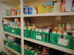 Image of food cupboard at food bank