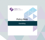 Graphic for Mental health and gambling policy note