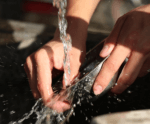 Photo of someone washing up for blog on regulators and mental health roundtable