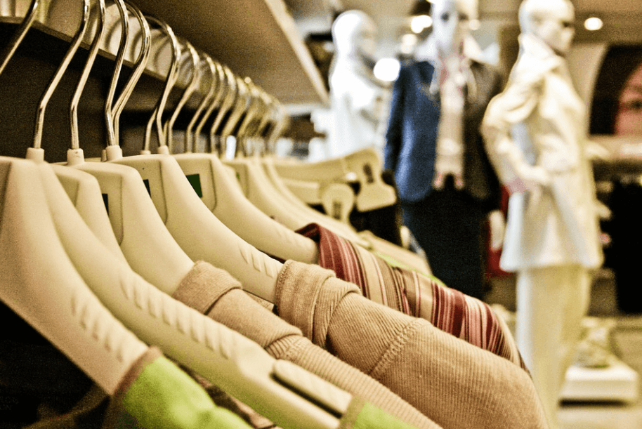 Photo of clothes rails