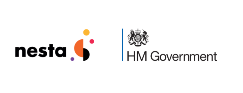 Nesta and HM Government logos