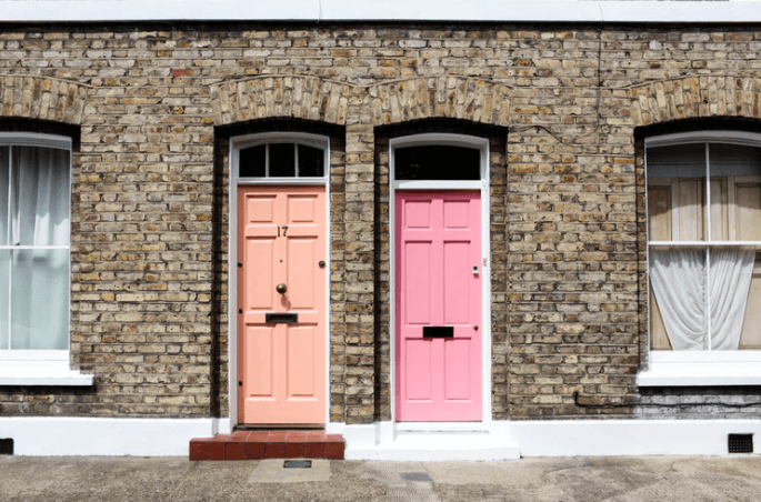 a row of houses