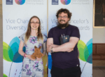 Dan Holloway and his colleague Verity Vice Chancellor's Diversity Awards 2018