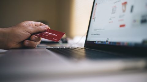 using a card to make an online payment