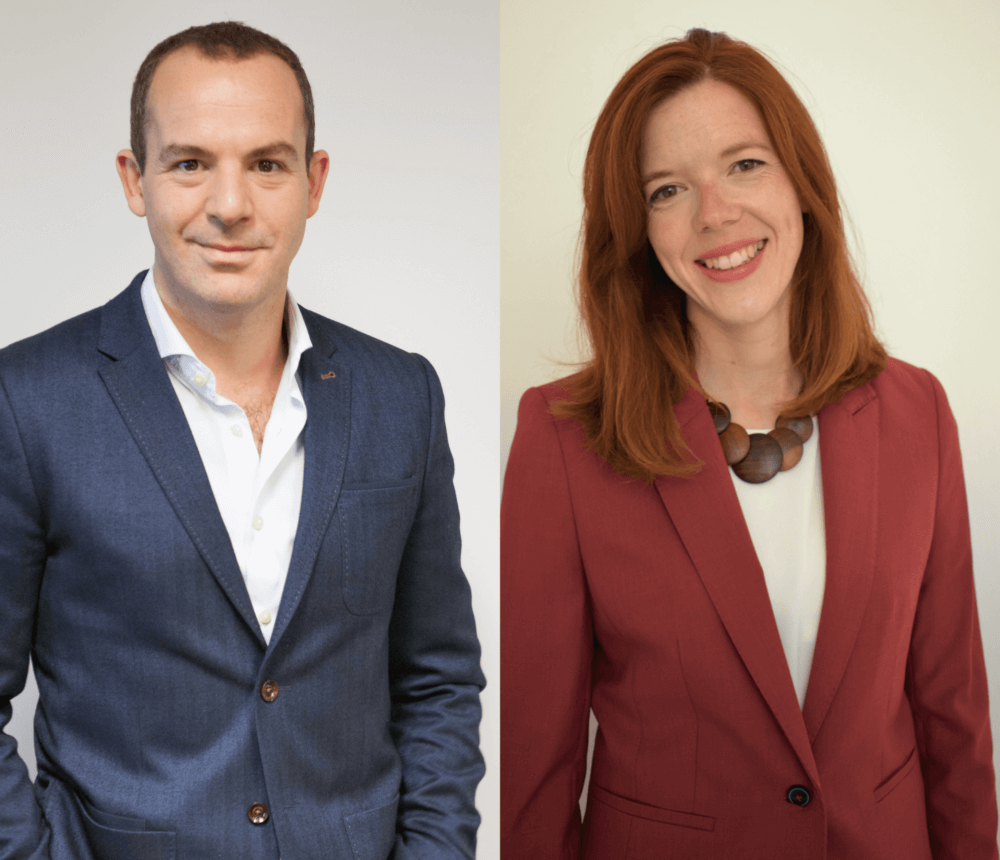 Image of our Founder Martin Lewis and Chief Executive Helen Undy