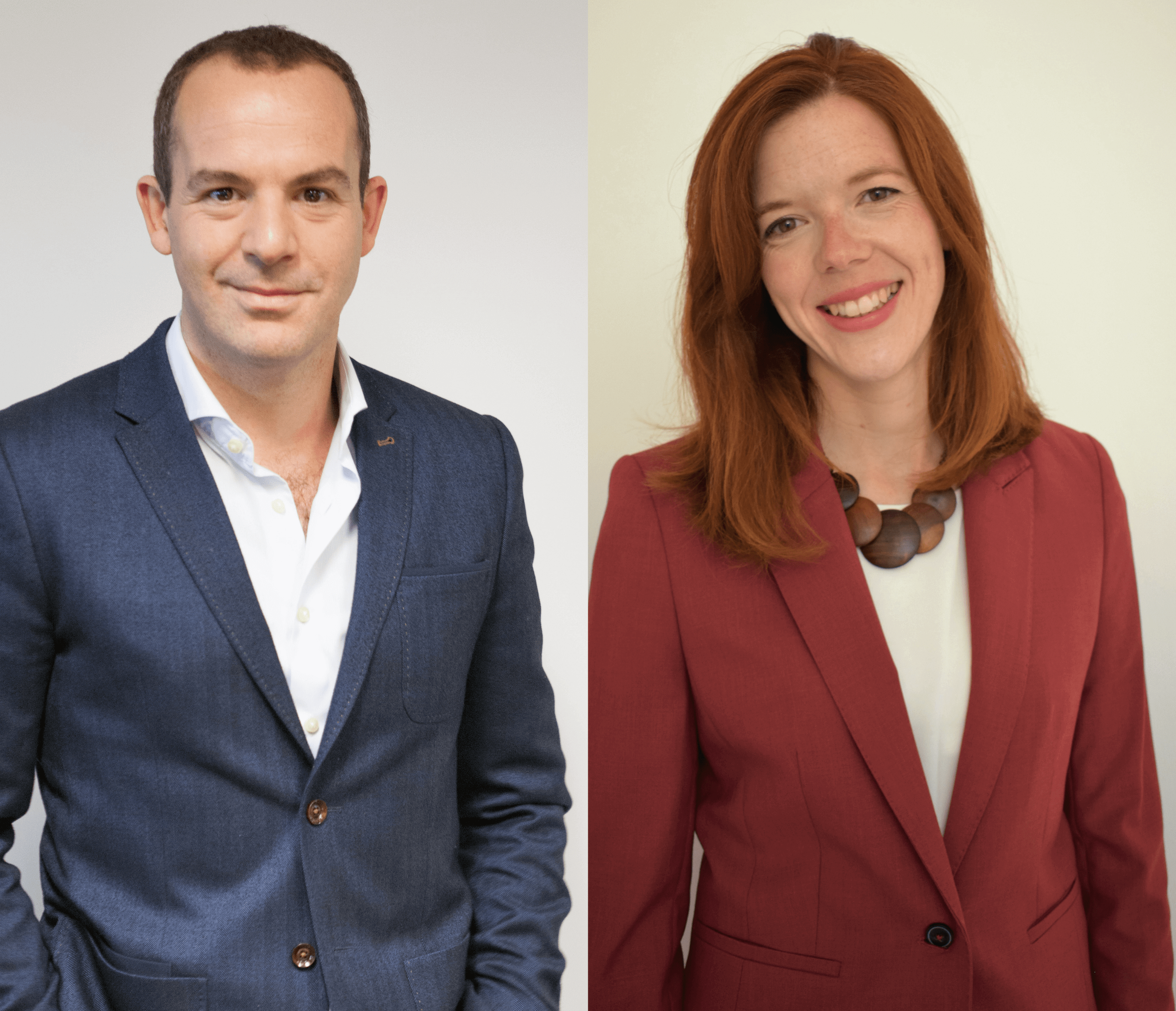 Image of Money and Mental Health's Founder Martin Lewis and Chief Executive Helen Undy