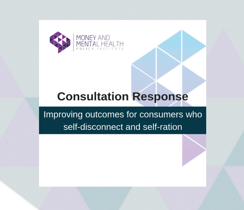 Improving outcomes for consumers who self-disconnect and self-ration