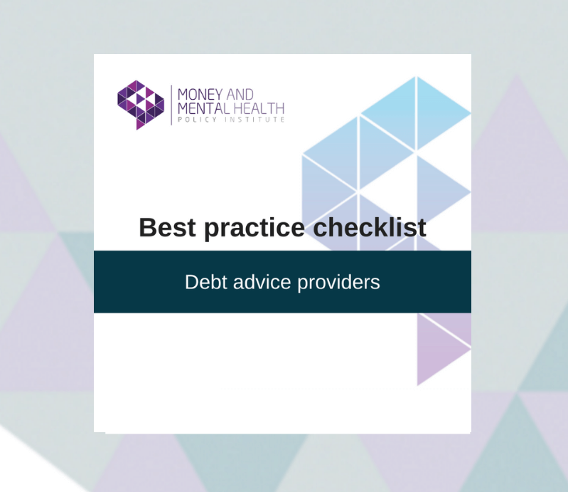 Half of people in problem debt have a mental health problem. This checklist sets out how debt advice providers can make their services more accessible for people with mental health problems.