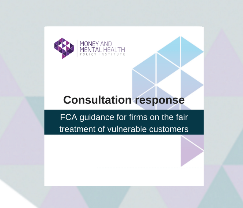 FCA consultation on guidance for firms on the fair treatment of vulnerable customers