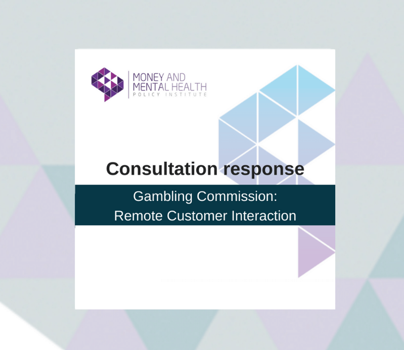 Submission to the Gambling Commission: Consultation response and Call for Evidence on Remote Customer Interaction