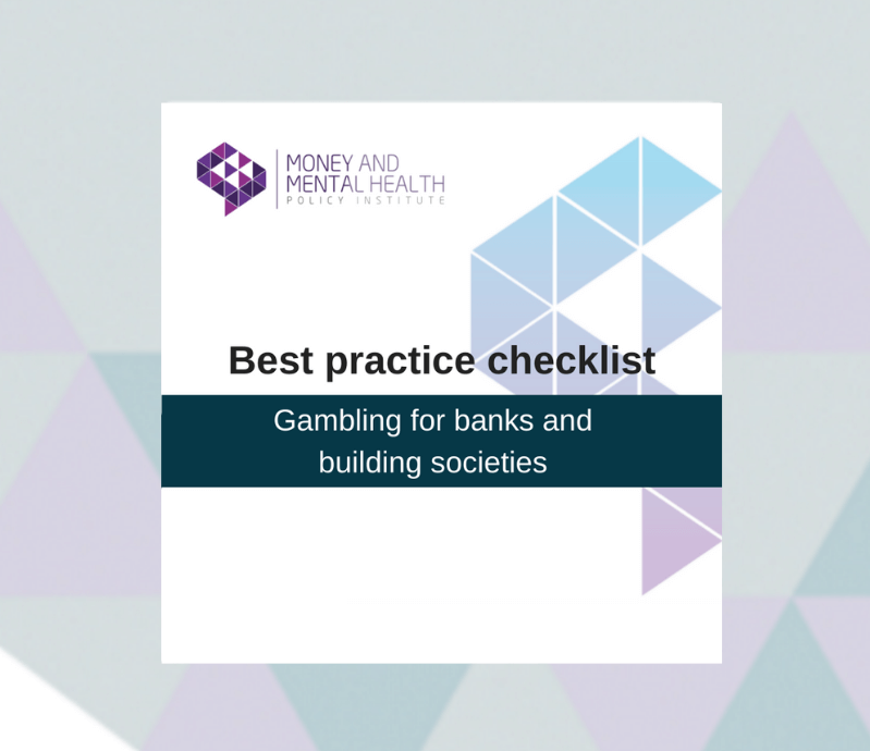 Best practice guide for banks and building societies: Gambling