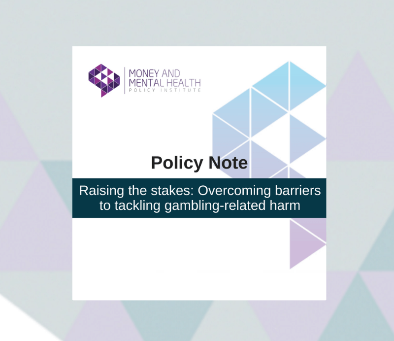 Raising the stakes: Overcoming barriers to tackling gambling-related harm