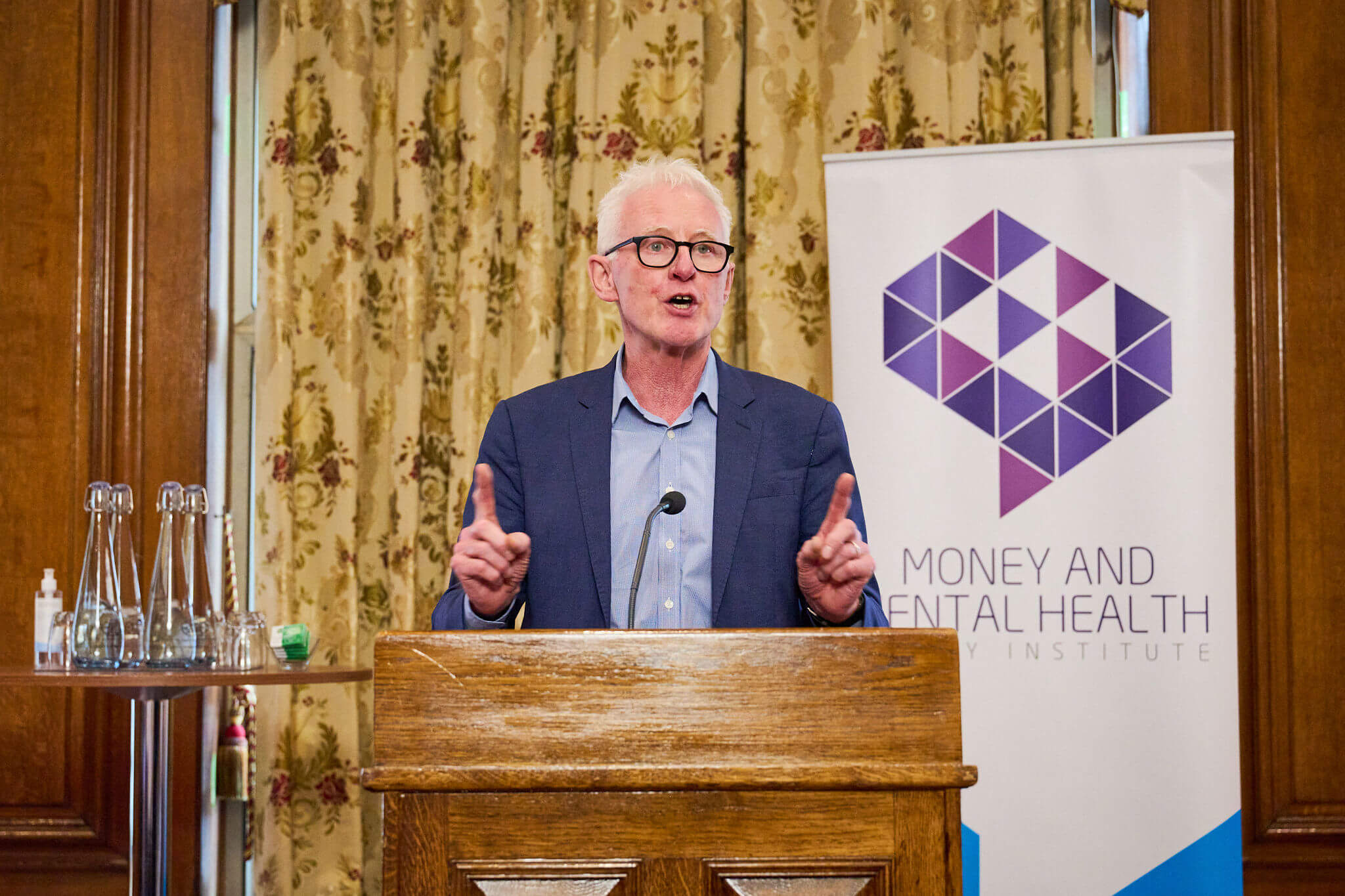 Sir Norman Lamb speaking at Money and Mental Health's Breaking the cycle launch event.