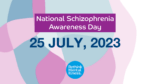 An banner created by Rethink to mark National Schizophrenia Awareness Day, accompanying this Money and Mental Health blog on breaking the link between schizophrenia and money problems.