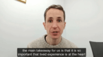 A still image from an accompanying video of Conor D'Arcy summarising Money and Mental Health's 'Too much information?' paper on vulnerability data-sharing.