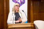 Vikki Brownridge speaking at the event