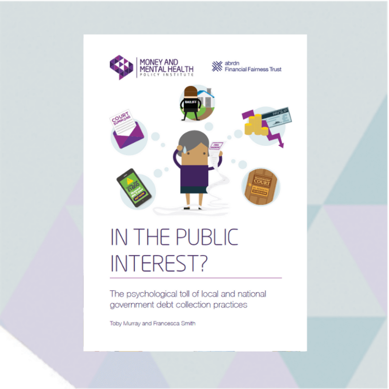 In the public interest? - Money and Mental Health Policy Institute