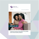 Report cover of Who's in? Financial inclusion that delivers for people with mental health problems