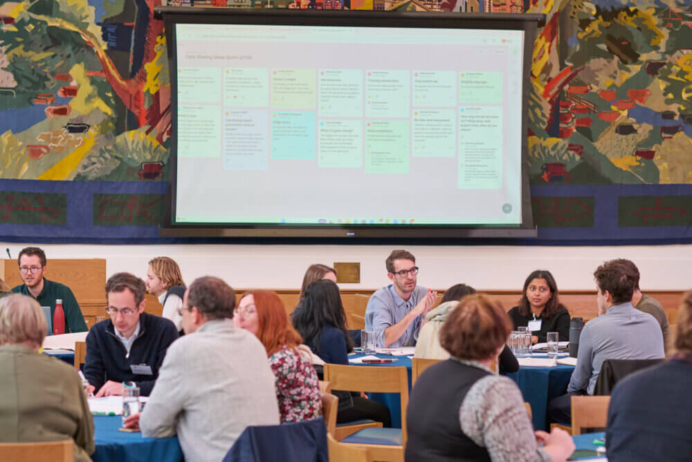 Attendees at our data sharing event