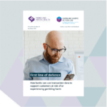 The cover of our 'First line of defence' paper.