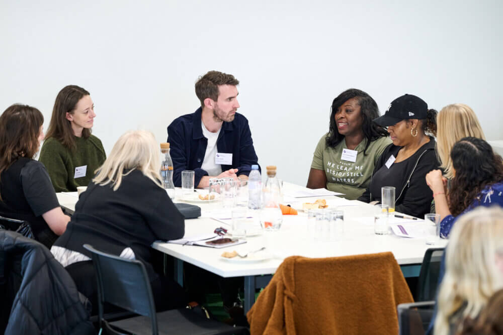 A photo from our event focused on improving support services alongside members of our Research Community.