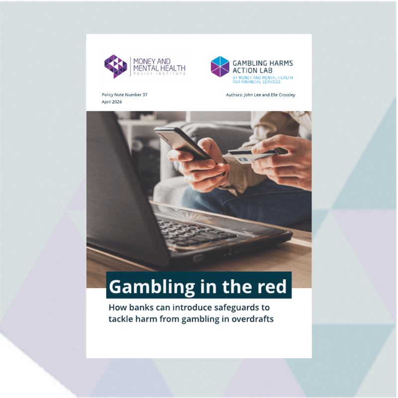 Cover of Gambling in the red policy note.